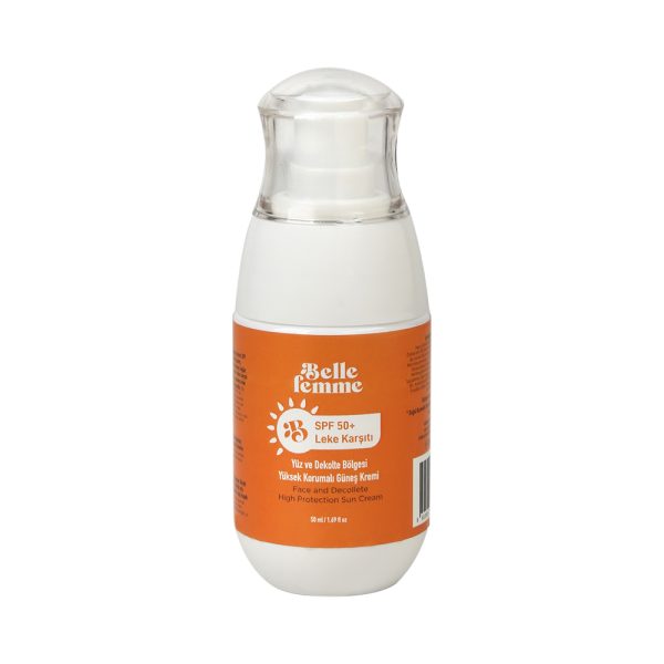 Güneş Kremi Yüz ve Dekolte Bölgesi Spf50+